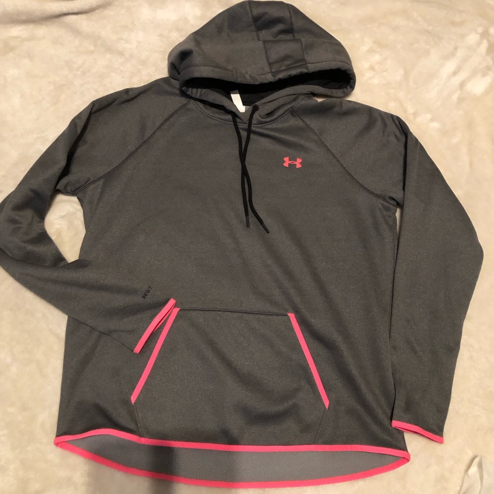Under Armour Cold Gear XL Loose Gray with Pink lining